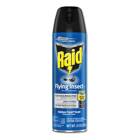 Raid Flying Insect Killer, 15 oz Aerosol, PK12 300816